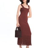 Fringe Maxi Dress Castagna