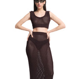 Mesh Bralette Brown