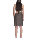 Metallic Multiwear Sarong Steel Turquoise