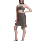 Metallic Multiwear Sarong Steel Turquoise