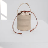 Mesh Tube Bag Beige