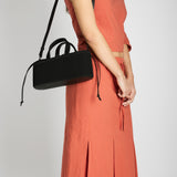 Rib East-West Bag Black