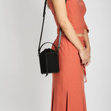 Rib Bucket Bag Black