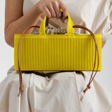 Rib East-West Bag Lemon