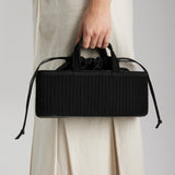 Rib East-West Bag Black
