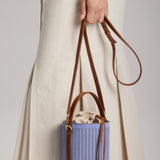 Rib Bucket Bag Lilac Blue