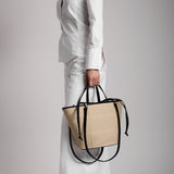Waffle Basket Bag Maxi Beige