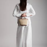 Waffle Basket Bag Mini Beige