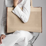 Mesh Tote Bag Maxi Beige
