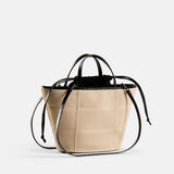 Waffle Basket Bag Maxi Beige