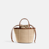 Waffle Basket Bag Mini Beige