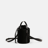 Rib Bucket Bag Black
