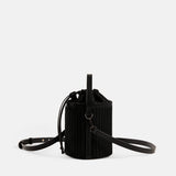 Rib Bucket Bag Black