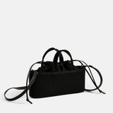 Rib East-West Bag Black