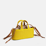 Rib East-West Bag Lemon