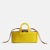 Rib East-West Bag Lemon