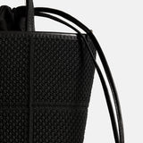 Waffle Basket Bag Mini Black