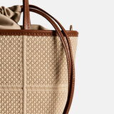 Waffle Basket Bag Mini Beige