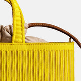 Rib East-West Bag Lemon